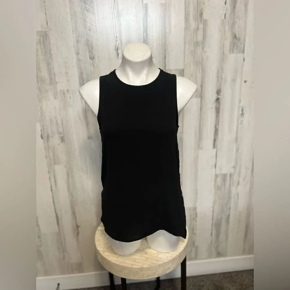Black tank top